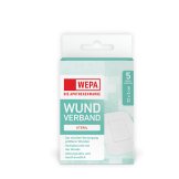 WEPA-Die Apothekenmarke Wundverband steril WEPA-Die Apothekenmarke Wundverband steril. Inhalt: 5 x Wundverband (72 x 50 mm)