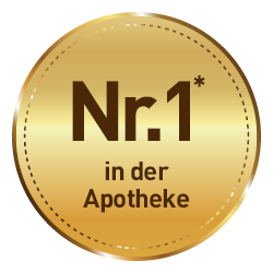 Nr 1 in der Apotheke Auszeichnung Nr. 1 in der Apotheke