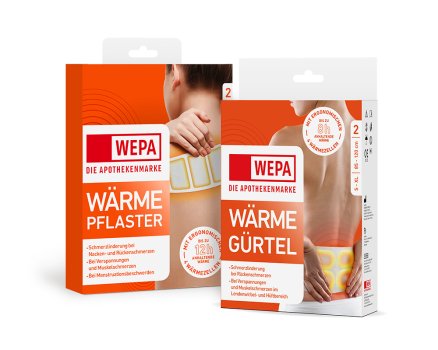 Wärmepflaster und Verpackung Wärmepflaster und Verpackung