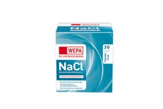 WEPA-Die Apothekenmarke NaCl Inhalationslösung 0,9%
Inhalt: 20 x 65 ml Ampullen WEPA-Die Apothekenmarke NaCl Inhalationslösung 0,9% Inhalt: 20 x 65 ml Ampullen